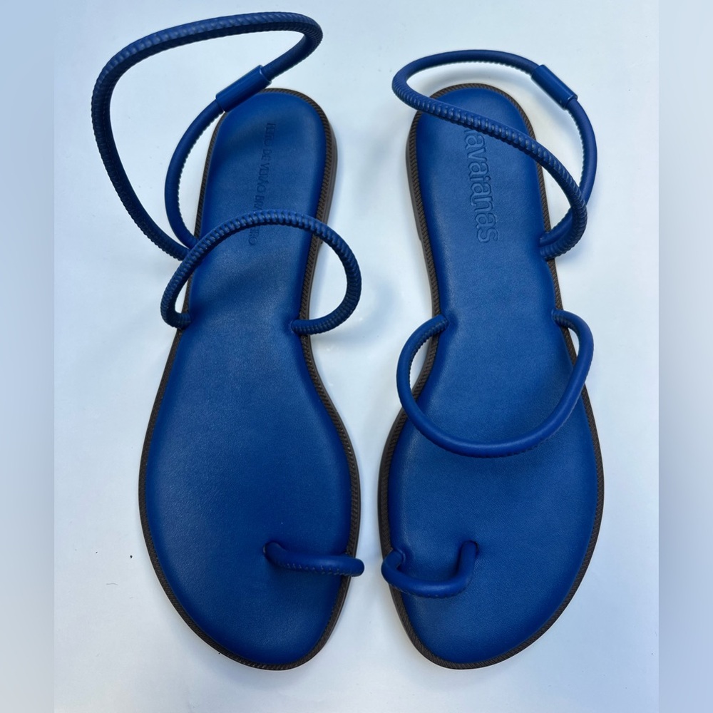 Havaianas Blue Sandals Minimalist Summer Footwear